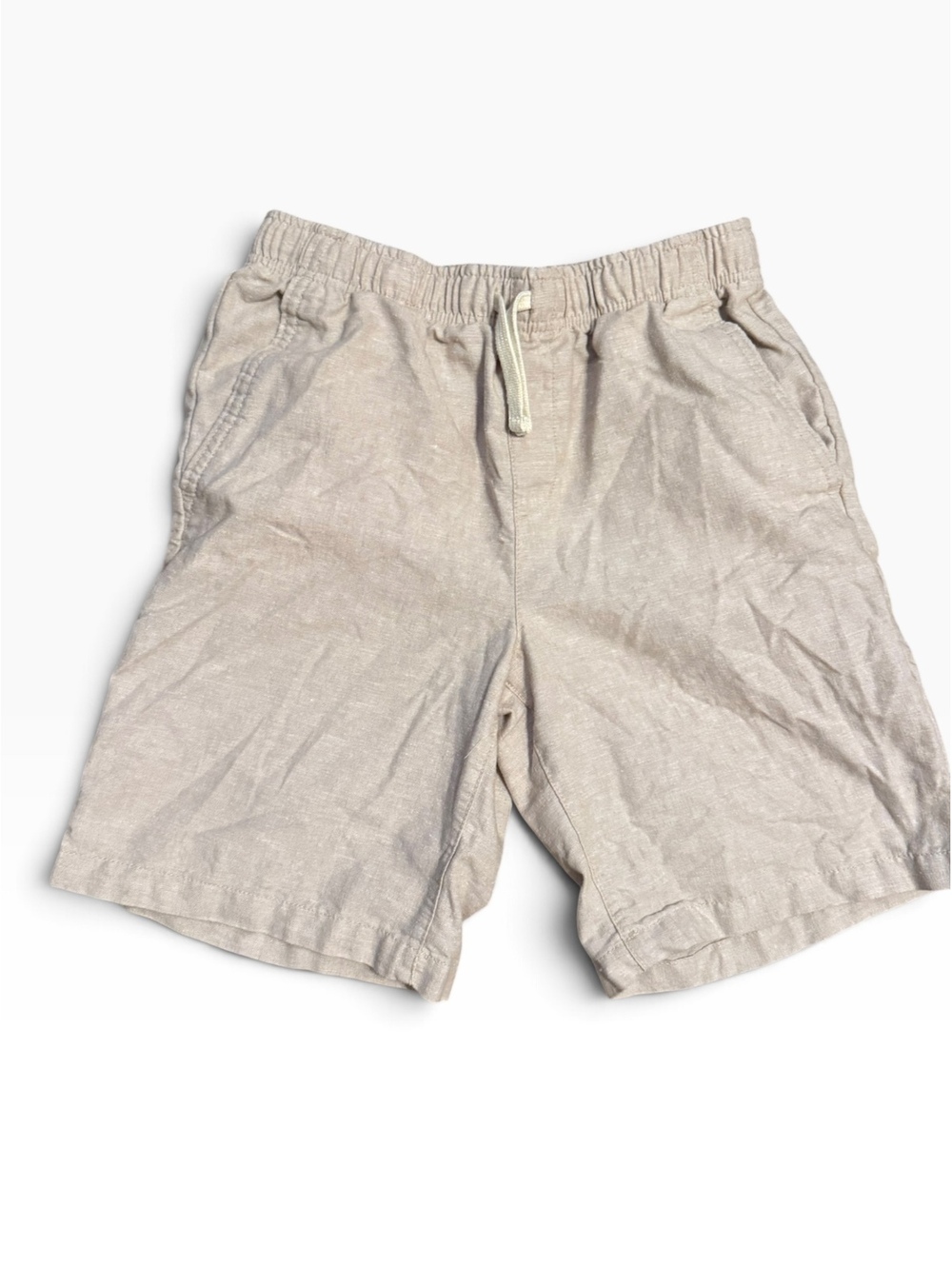 Old Navy Boy’s Linen Blend Beige Shorts XXL